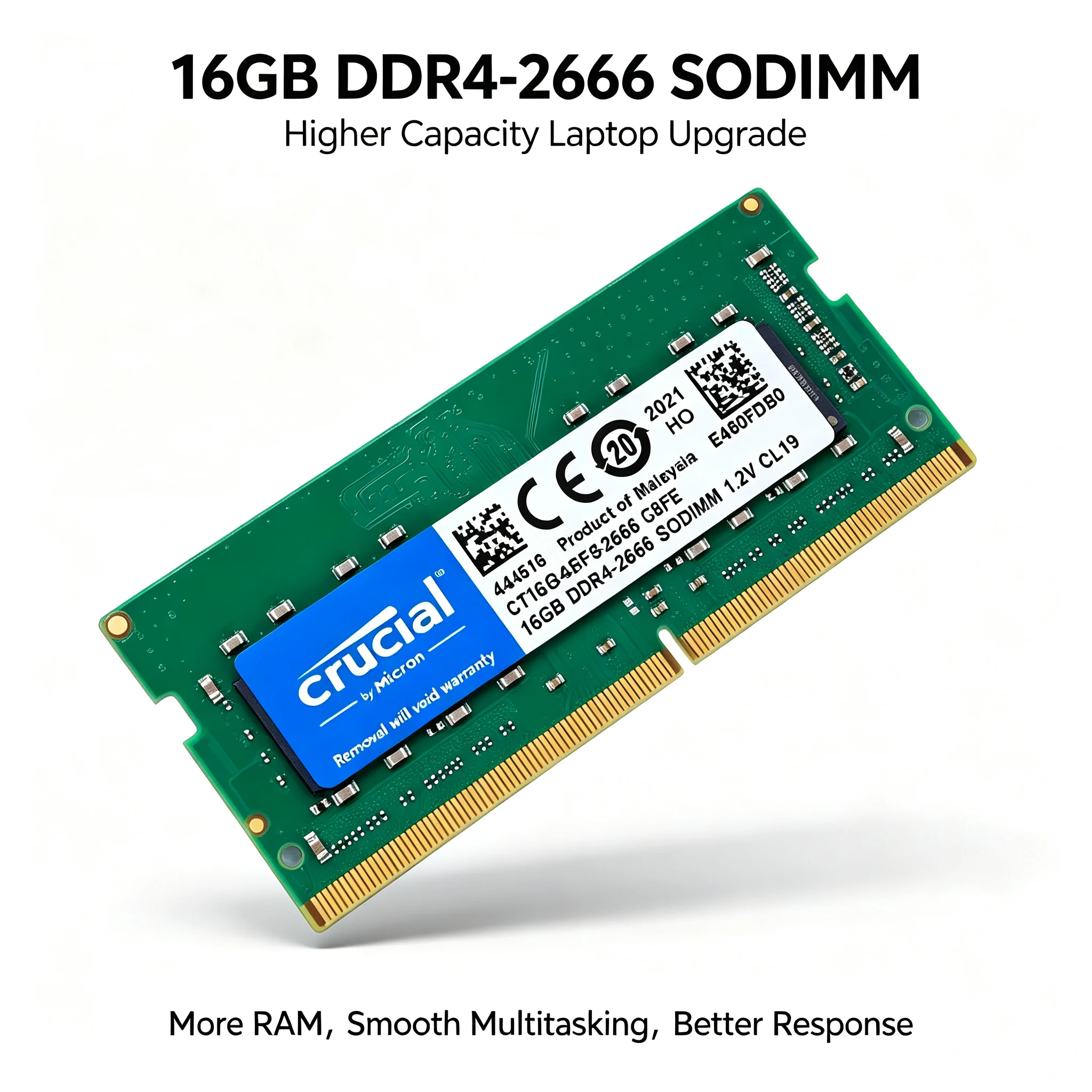 Crucial  1PCS/2PCS DDR4 Laptop - đánh giá và giá Ddr4 Desktop Ram