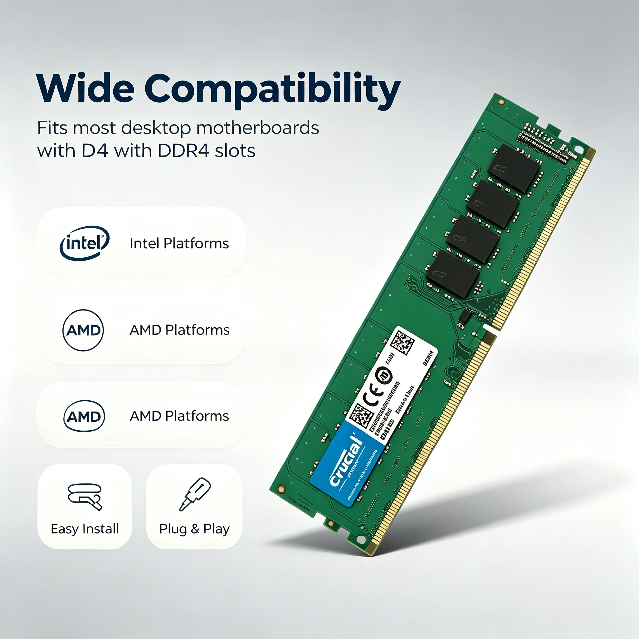 Crucial 10PCS DDR4 3200MHz 266 - đánh giá và giá Ddr4 3200 16Gb