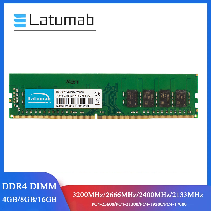 Latumab RAM DDR4 Desktop Memor - đánh giá và giá Server Memory Ddr4