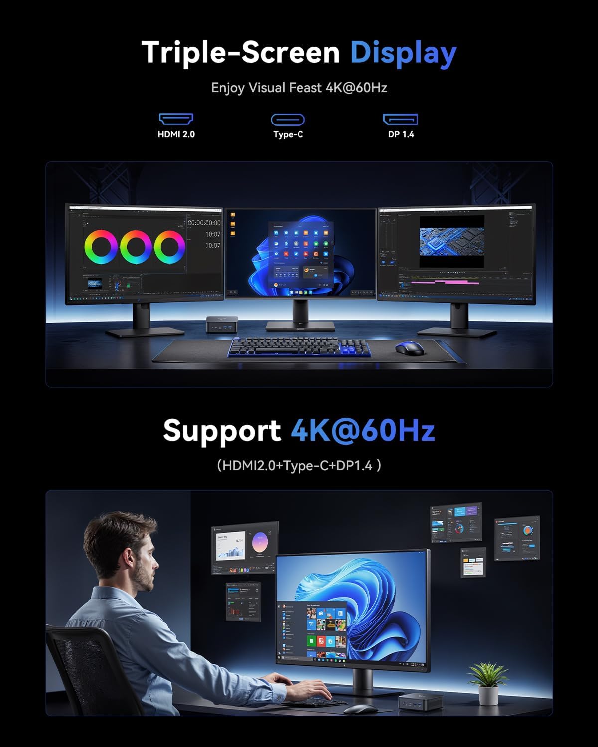 KAMRUI Mini PC Ryzen 5 3501U 8 - đánh giá và giá Ddr4 8Gb