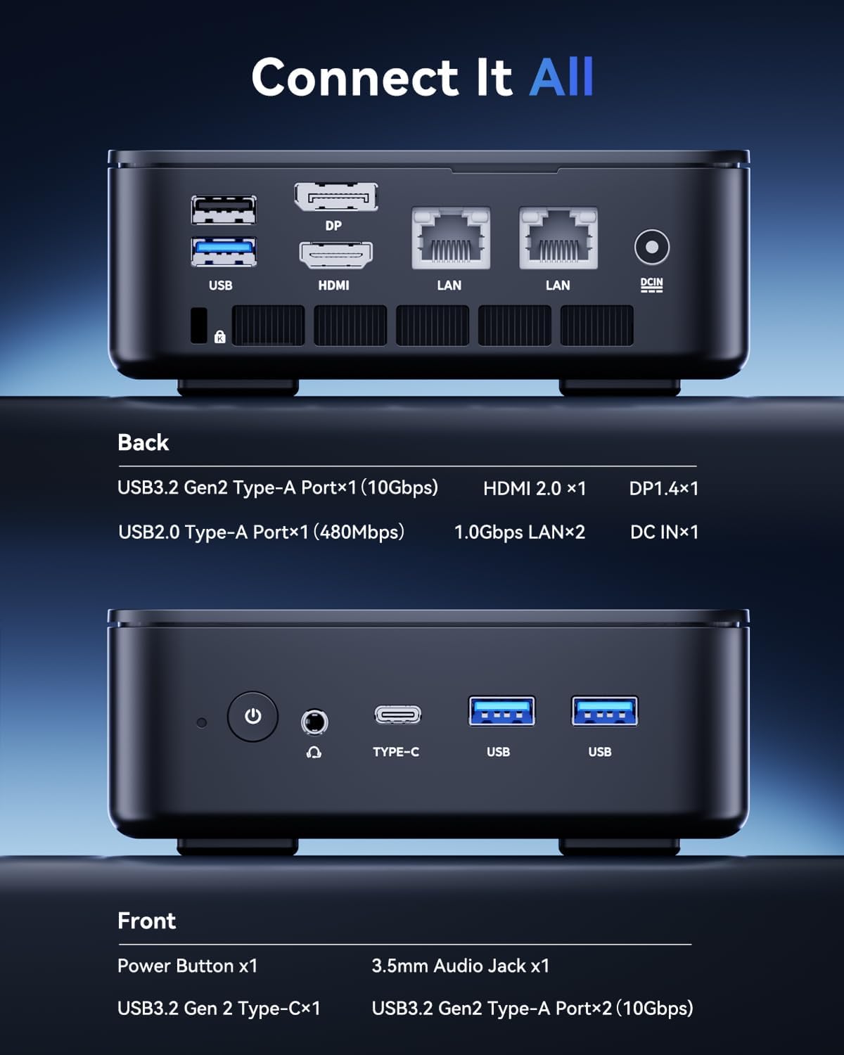 KAMRUI Mini PC Ryzen 5 3501U 8 - đánh giá và giá Ddr4 8Gb